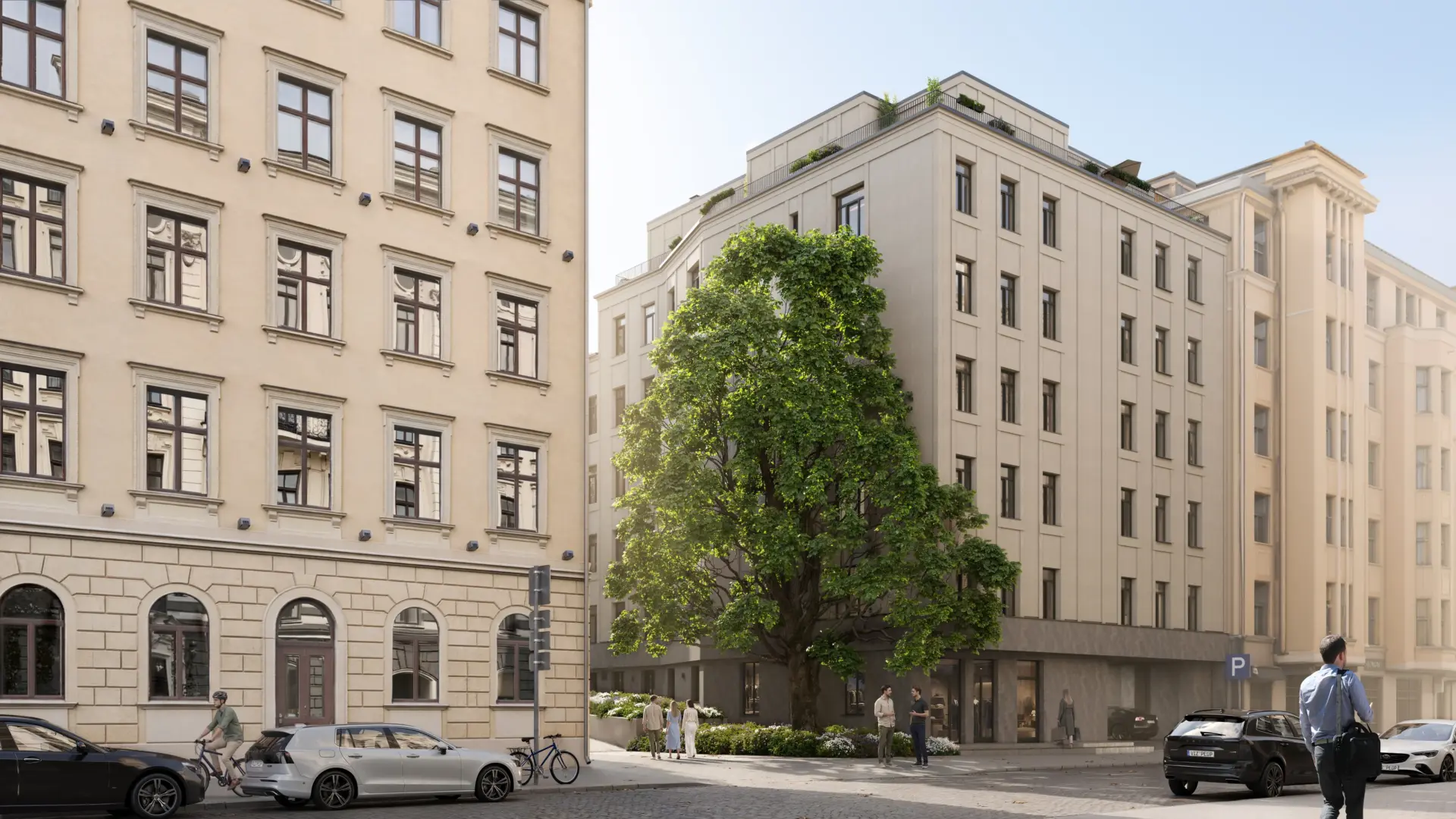 Galerija 16 CENTRUS kvartāla eksterjers