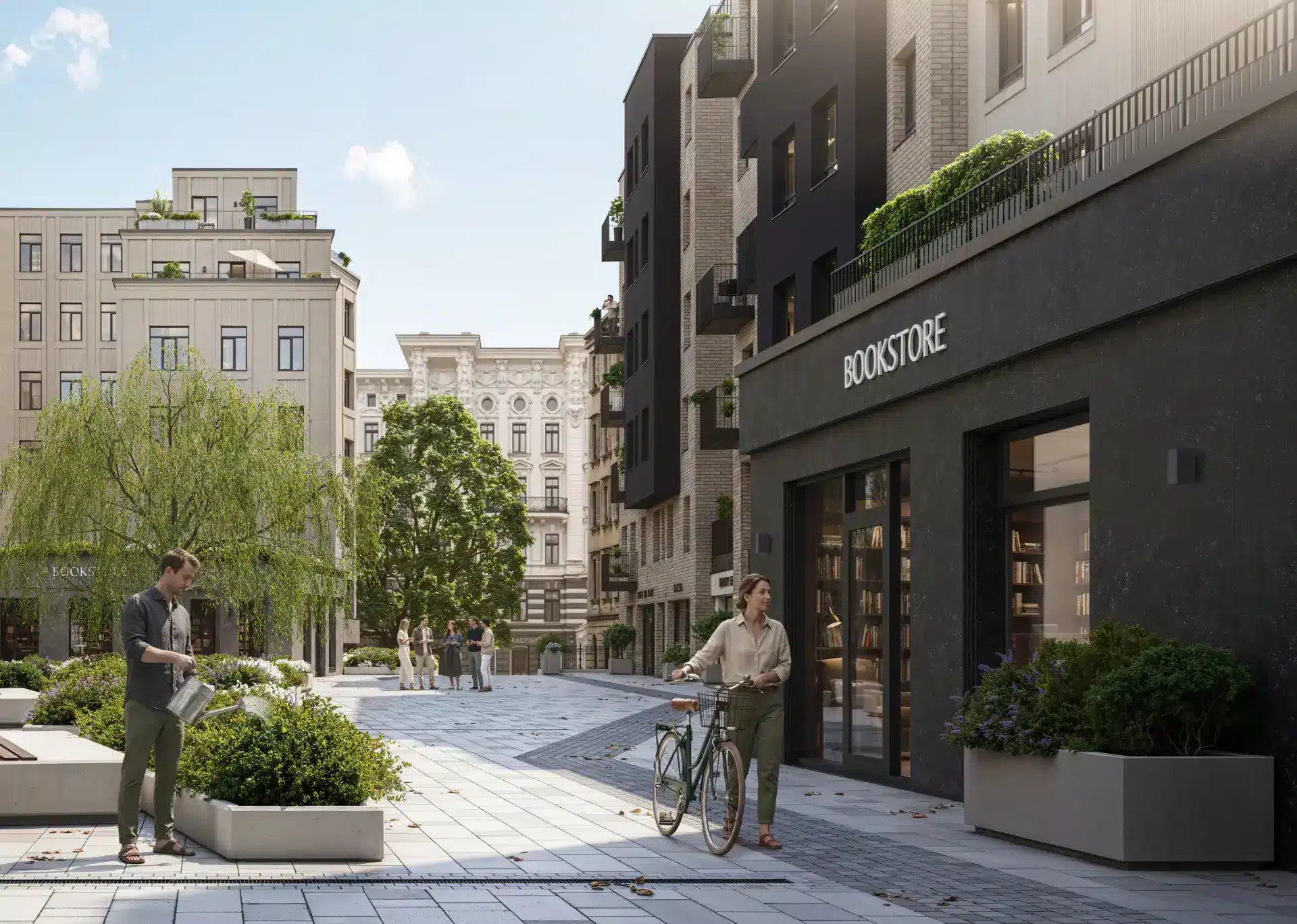 Galerija 2 CENTRUS kvartāla eksterjers