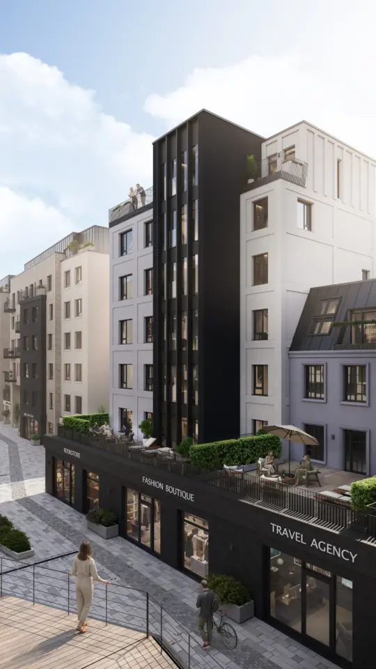 Galerija 4 CENTRUS kvartāla eksterjers