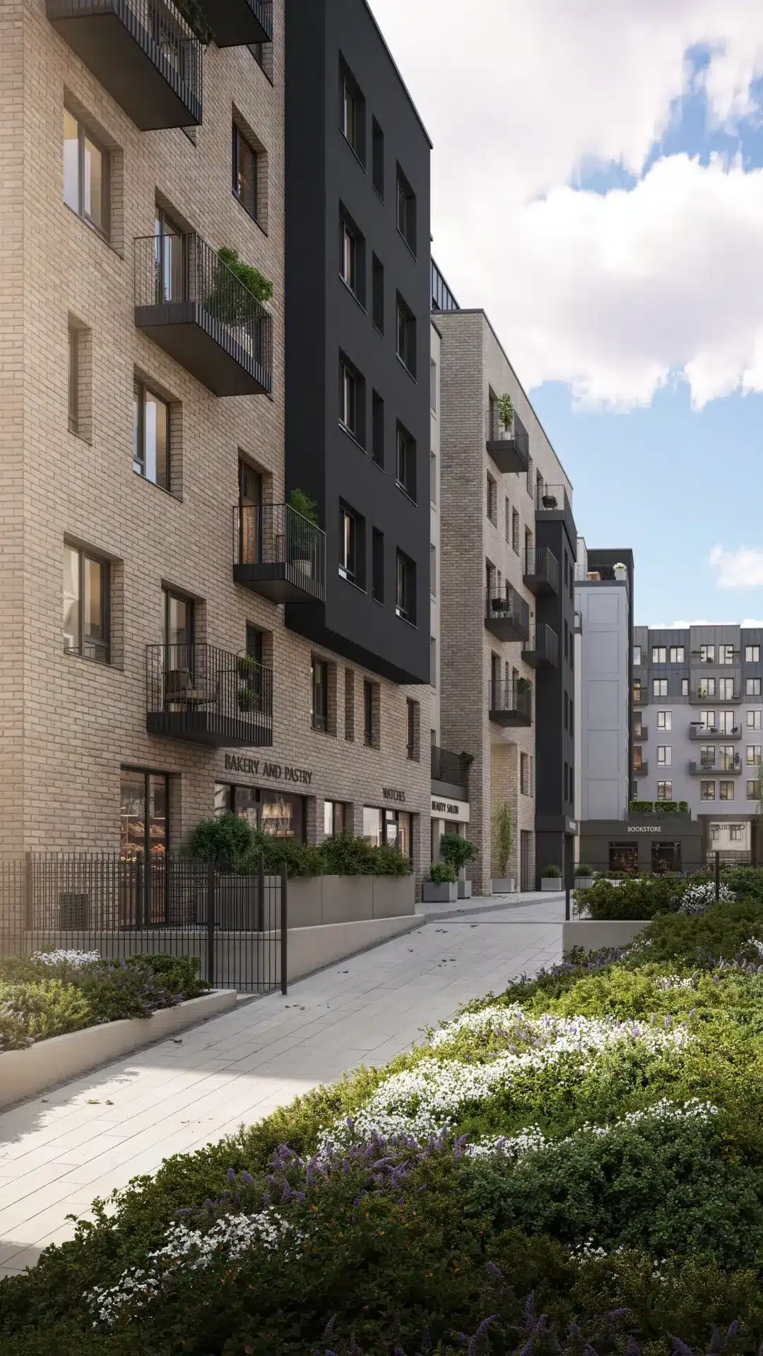 About CENTRUS 4 Buildings B and C – the Promenade houses